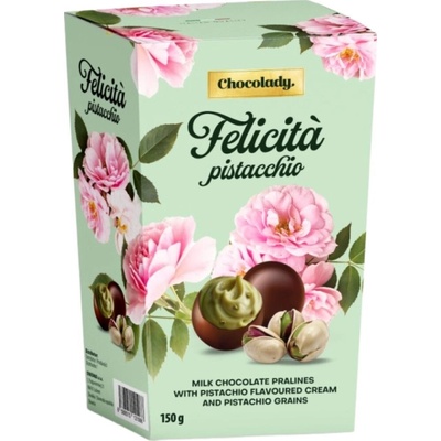 Chocolady Pistaccio Pistáciové prálinky 150 g