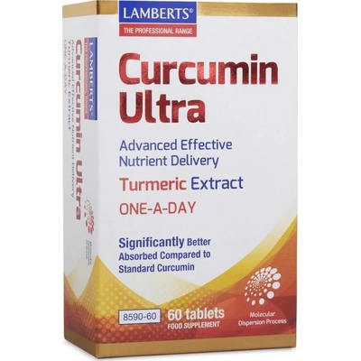 LAMBERTS Хранителна добавка екстракт Куркумин, Lamberts Curcumin Ultra 60tabs