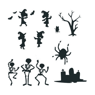 Artemiss Halloween plastová šablóna 1 E 29 cm x 29 cm