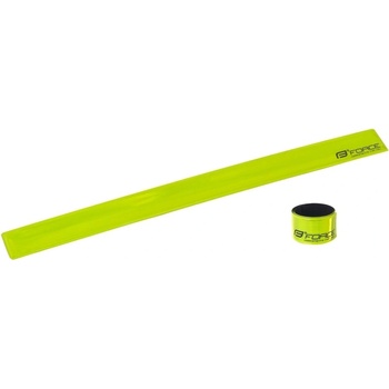 Force Pásek reflexní samonavíjecí 38 cm, žlutý