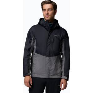 Columbia Мъжко яке за дъжд Columbia Pouring Adventure III black/city grey