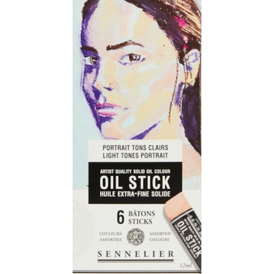 Sennelier 62.1701 Комплект маслени пастели Light Tones Portrait 6 бр (62.1701)