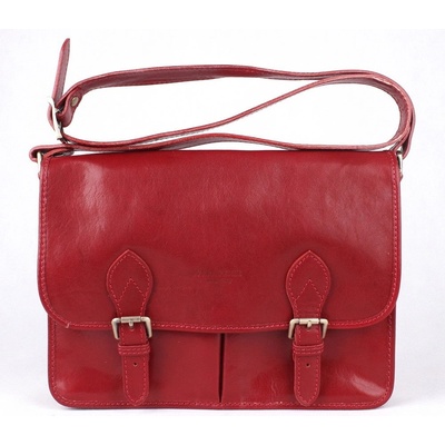 Vera Pelle no. 8320 aktovka tmavěčervená – Zbozi.Blesk.cz