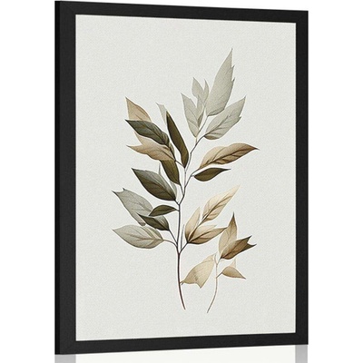 Plakát luxusní minimalistické listy - 40x60 no frame