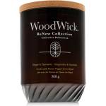 WoodWick ReNew Collection Tomato Leaf & Basil Ароматна свещ 368 g тип Ginger & Turmeric