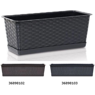 Prosperplast Truhlík Ratolla Case P ISR500P hnedý 49cm