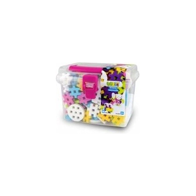 Meliconi Meli Basic Constructor Pink Travel Box 250 pieces 50080