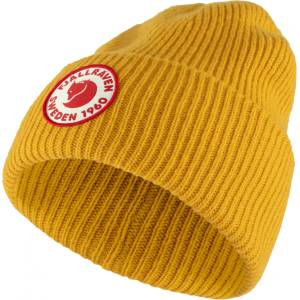 Fjällräven Зимна шапка (beanie) Fjällräven 1960 Logo Hat Beanie - Mustard Yellow - размер One Size (204-6599-0311)