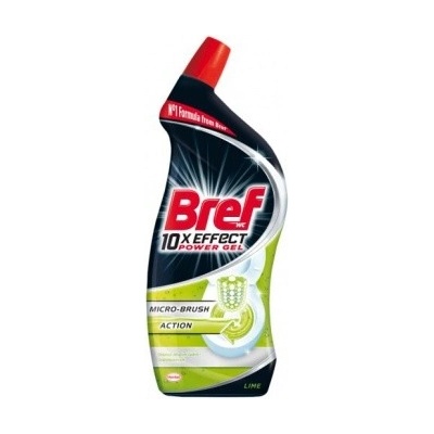 Bref Colour Indicator Effect Power Gel Protection Shield tekutý WC čistič Maximálna ochrana s vôňou levandule Lavender 700 ml