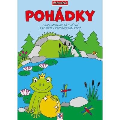 Grafomotorická omalovánka A4 Pohádky