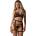 Obsessive Blomentis 3-pcs Set Black XS/S