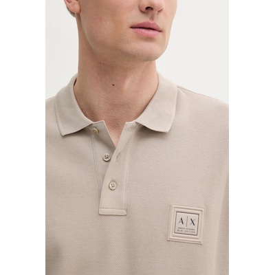 Giorgio Armani Памучна тениска с яка Armani Exchange (XM000356.AF12758)