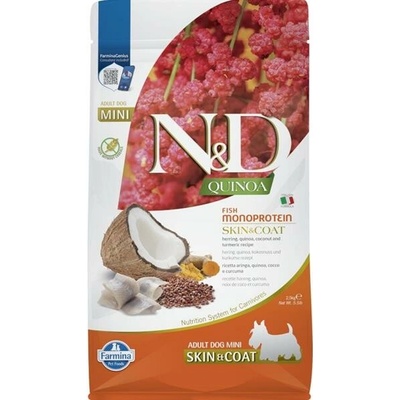 N&D Quinoa DOG Skin&Coat Herring Adult Mini 2,5 kg