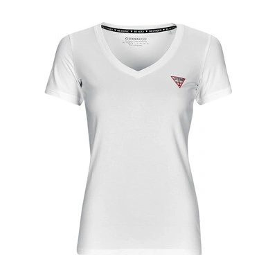 Guess Tričká s krátkym rukávom SS VN MINI TRIANGLE TEE Biela