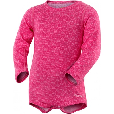 DEVOLD Active Baby Body cerise