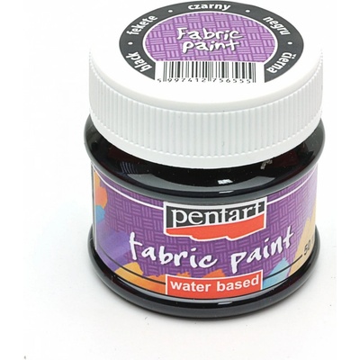 Farba na textil 50 ml čierna