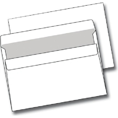 Obálka C6 samolepicí s krycí páskou, 114 x 162 mm - 1000 ks