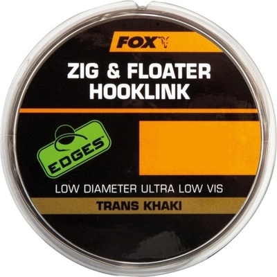Fox EDGES Zig & Floater Hooklink Trans Khaki 100 m 0,26 mm 4,5 kg