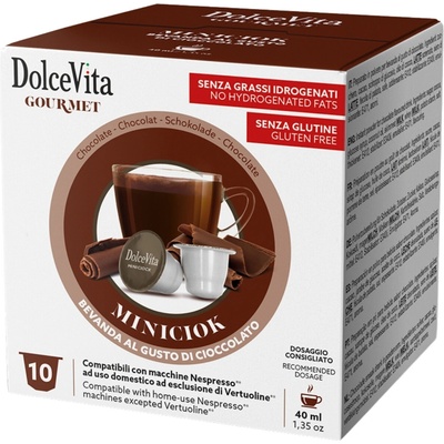 Italfoods Dolce Vita Mini Ciock čokoládový nápoj do Nespresso 10 ks