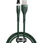 Baseus Кабел с магнитен конектор за Apple продукти с Lightning порт (100 см) - Baseus Zinc Magnetic USB Lightning Cable (CALXC-K06) (зелен) (CALXC-K06)