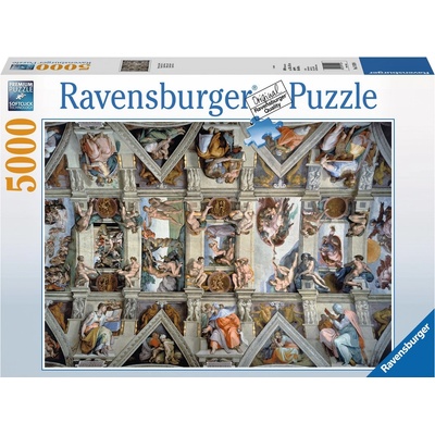 Ravensburger Sixtinská kaple Michelangelo 5000 dílků – Zboží Dáma