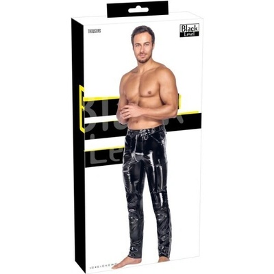 Black Level Vinyl Trousers