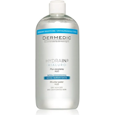 DERMEDIC Hydrain3 Hialuro мицеларна вода 500ml
