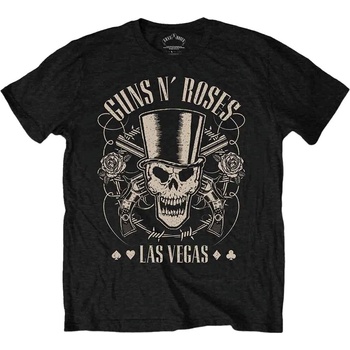 Guns N' Roses Top Hat, Skull & Pistols Las Vegas Black L Риза (GNRTS27MB03)
