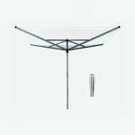 Brabantia 50 м метално сив цвят въртящ се простор с метален шиш Brabantia от серия TOP SPINNER (1003461)