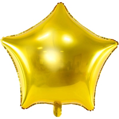 BALÓNEK fóliový Hvězda zlatá 70 cm