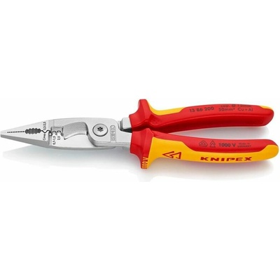 Kliešte KNIPEX 13 86 200 – multifunkčné, 200 mm, VDE 1000V