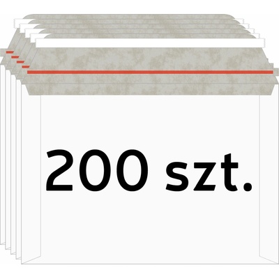 Kancelářská obálka TechPack C4 bez okénka bílá 200 ks.