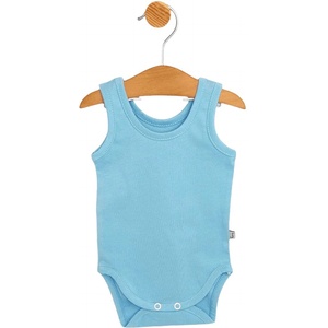 Rainy Бебешко боди потник Rainy - Небе, 56 cm, 1-2 м (617418) - baby