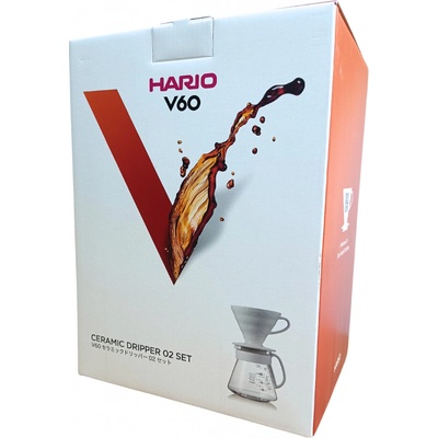 Hario V60-02 Pour Over Kit Ceramic White