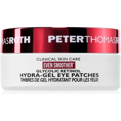 Peter Thomas Roth EVEN SMOOTHER Glycolic Retinol Hydra-Gel Eye Patches хидратиращи гел-възглавнички за околоочната област 60 бр