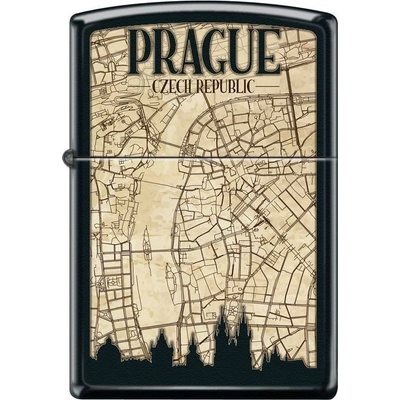 Zippo Prague Old Map