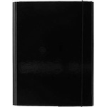 VauPe Wing briefcase with rubber band, back 40mm black (16K013A)