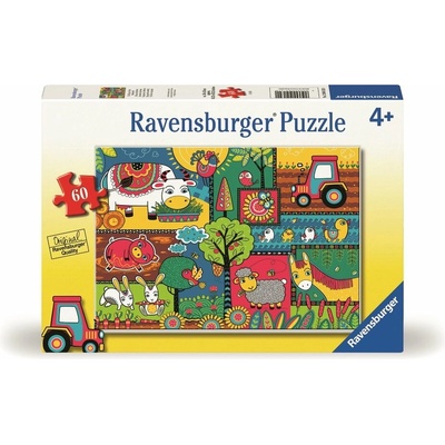 RAVENSBURGER Den na farmě 60 dílků