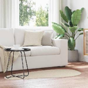 vidaXL Килим HUARTE Бежово 80 x 150 cm Полиестер (4103761)