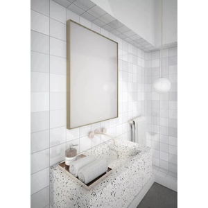 Dubiel Vitrum Stark Gold правоъгълно огледало с обръщаемо лице 60x80 см (5905241008936)