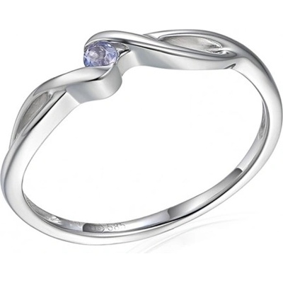 Gems zásnubní prsten Brise Ii bílé zlato s tanzanitem 3864040 0 62