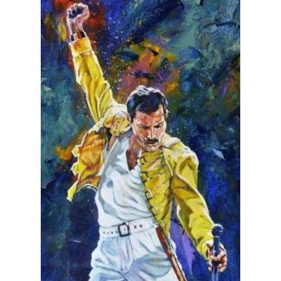 Norimpex - Puzzle Diamant painting: Freddie Mercury 30x40cm - 1 - 39 piese