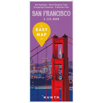 EASY MAP San Francisco mit Highway 1 1:15.000