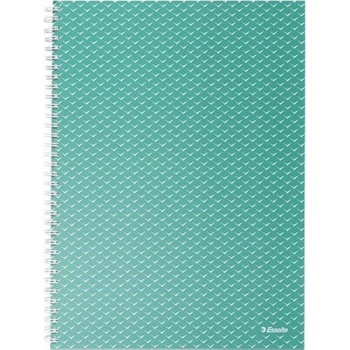 Esselte Тетрадка Esselte Office Colour'Breeze, Картон, Рециклируема, A4, 80 листа, Спирала, Математика, Зелен (628477) (628477)