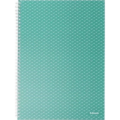 Esselte Тетрадка Esselte Office Colour'Breeze, Картон, Рециклируема, A4, 80 листа, Спирала, Математика, Зелен (628477) (628477)
