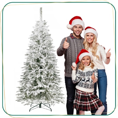 Springos CT0225 LUXUSNÝ ZASNEŽENÝ SMREK 220 CM