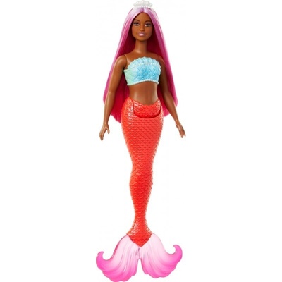 Mattel Barbie morská panna Koralový chvost HRR04