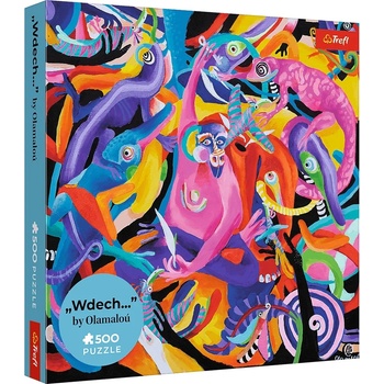 Trefl Квадратен пъзел Trefl от 500 части - Вдишване (93609)