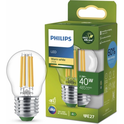 Philips LED 40W P45 E27 2700K CL UE SRT4 929003626201