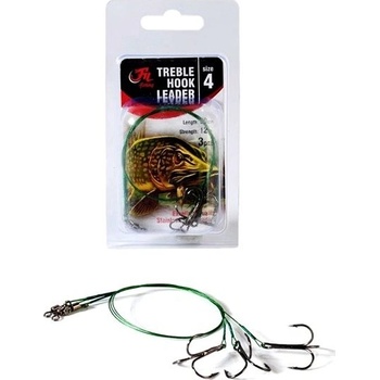 Fil Fishing Treble Hook Leader veľ.2 30cm 15kg 3ks